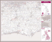 UK00764_L_MGFAL - Brighton Postcode Sector Map