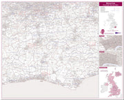 UK00764_L_LMBRD - Brighton Postcode Sector Map