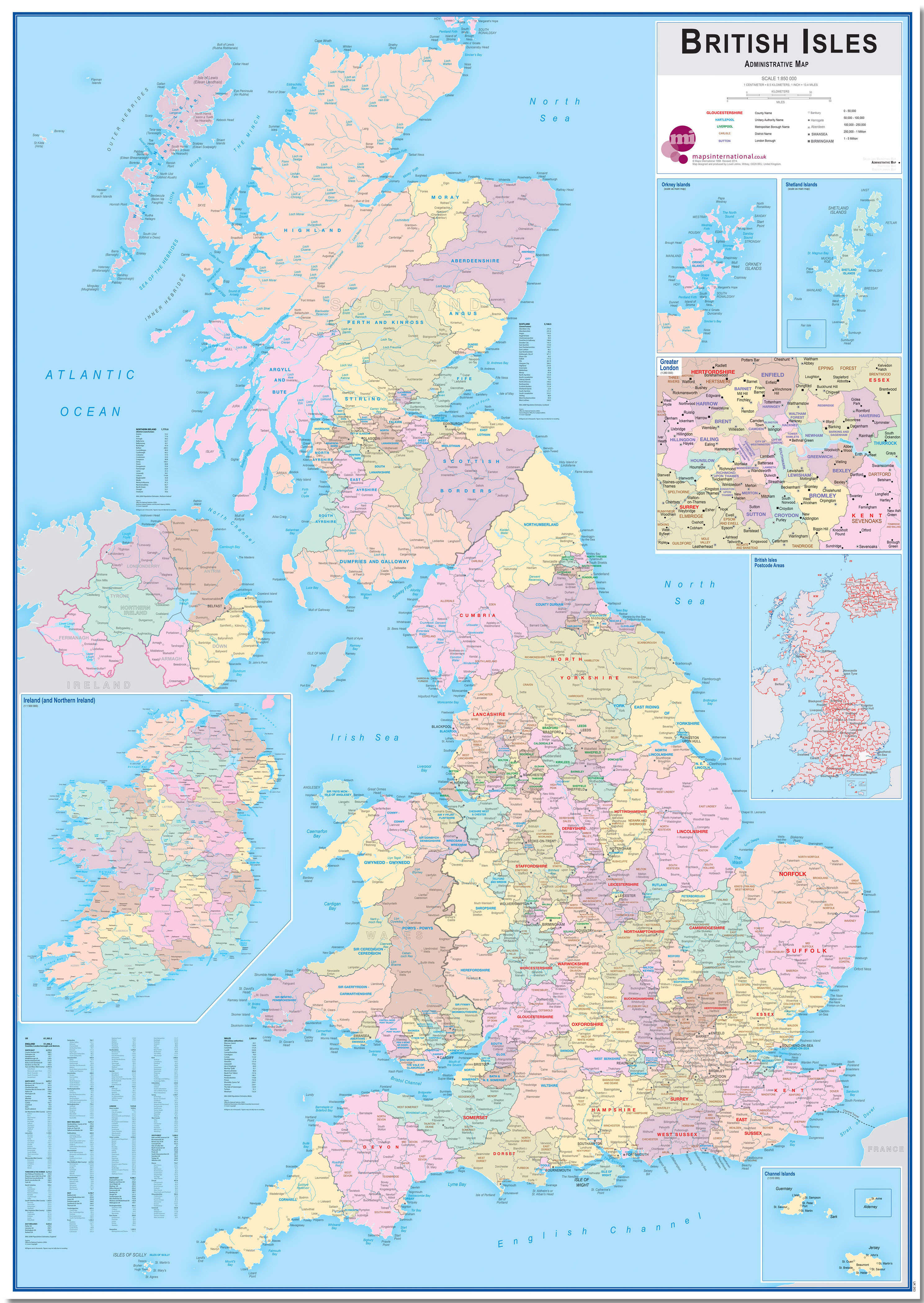 UK00263_H_LMBRD - British Isles Administrative Map