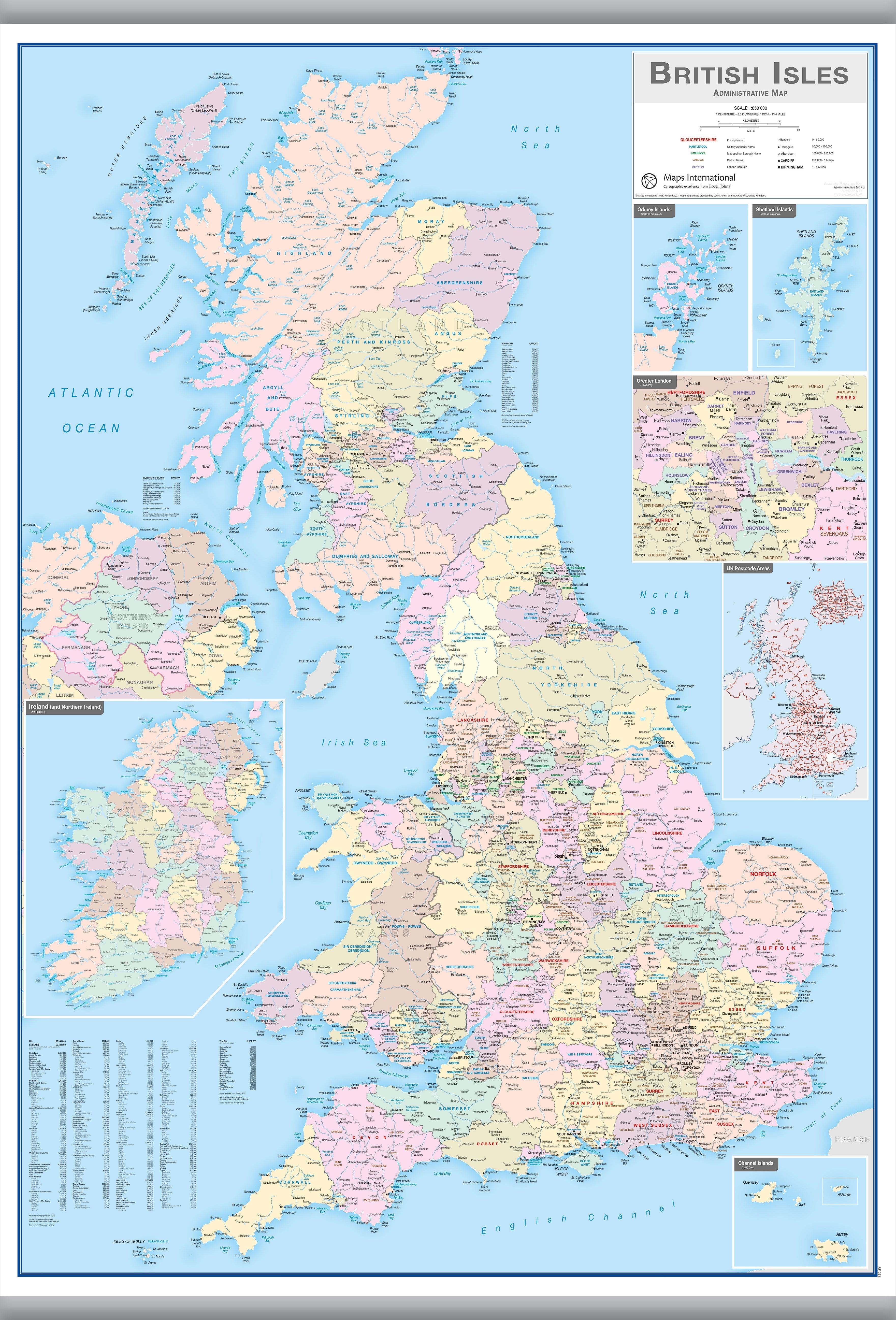 UK00263_H_LAMHB - British Isles Administrative Map