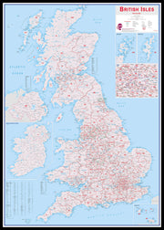 UK00264_H_LBDBL - British Isles Postcode Map