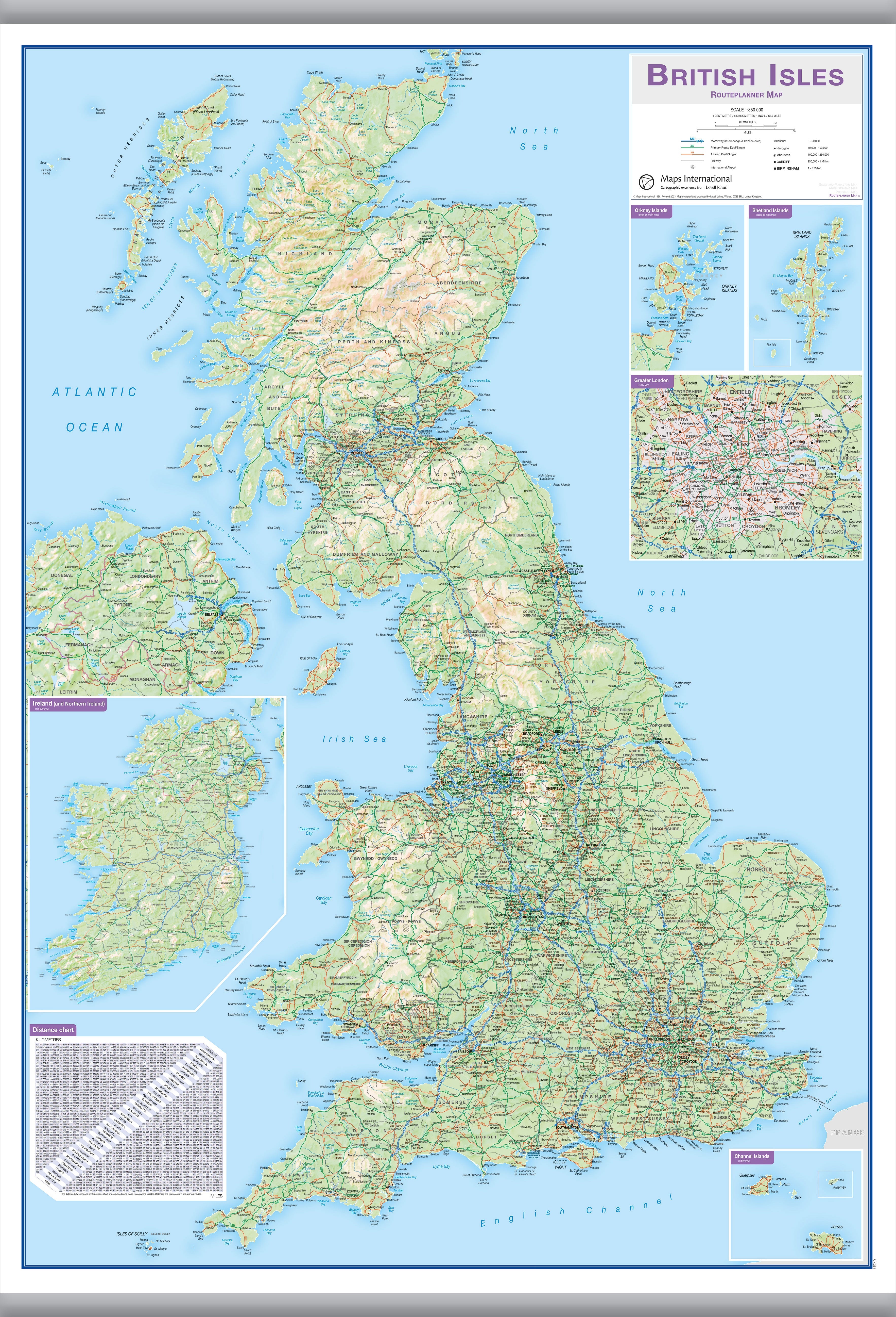 UK00261_M_LAMHB - UK & Ireland Roadmap (British Isles)