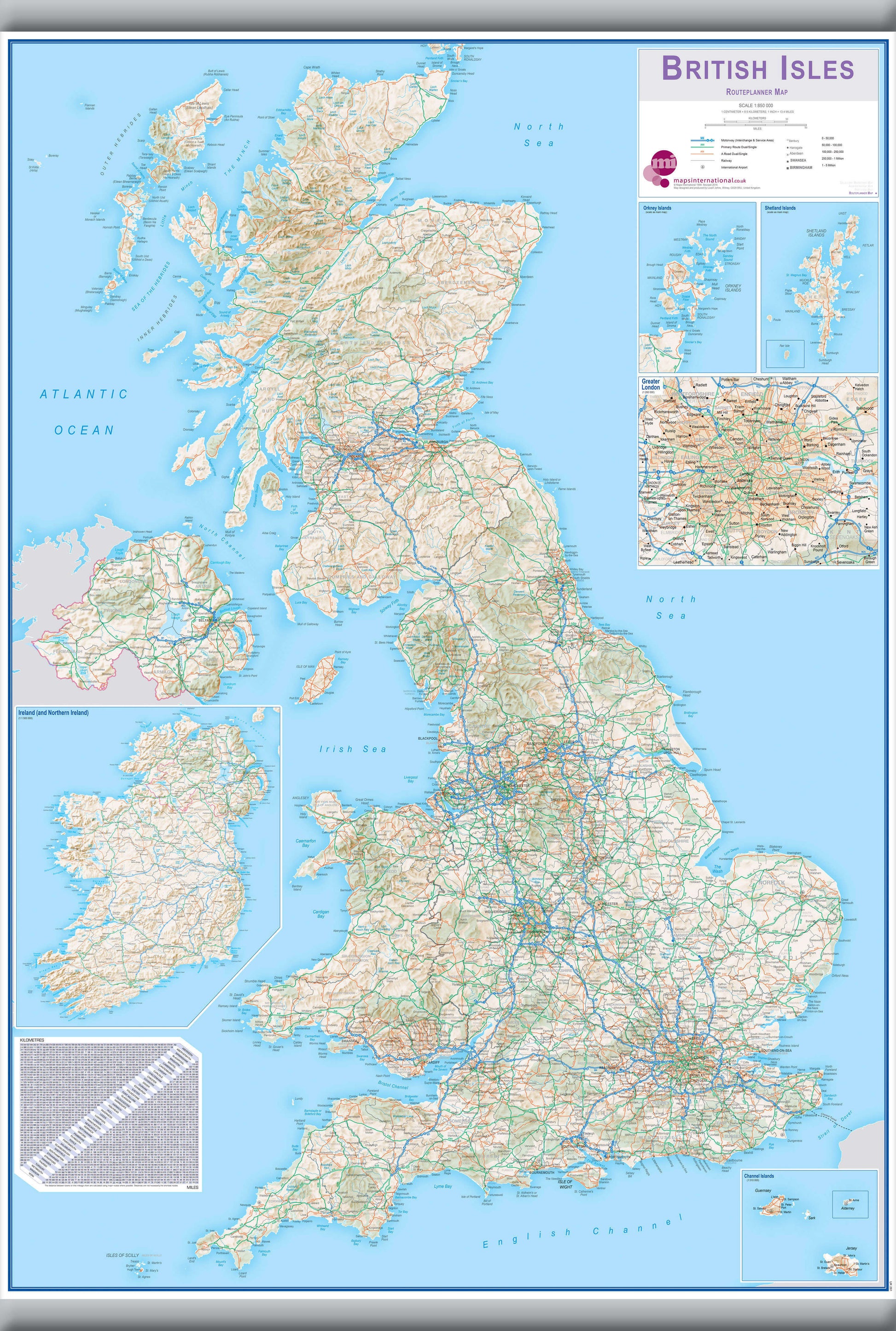 UK00261_M_CANHB - UK & Ireland Roadmap (British Isles)