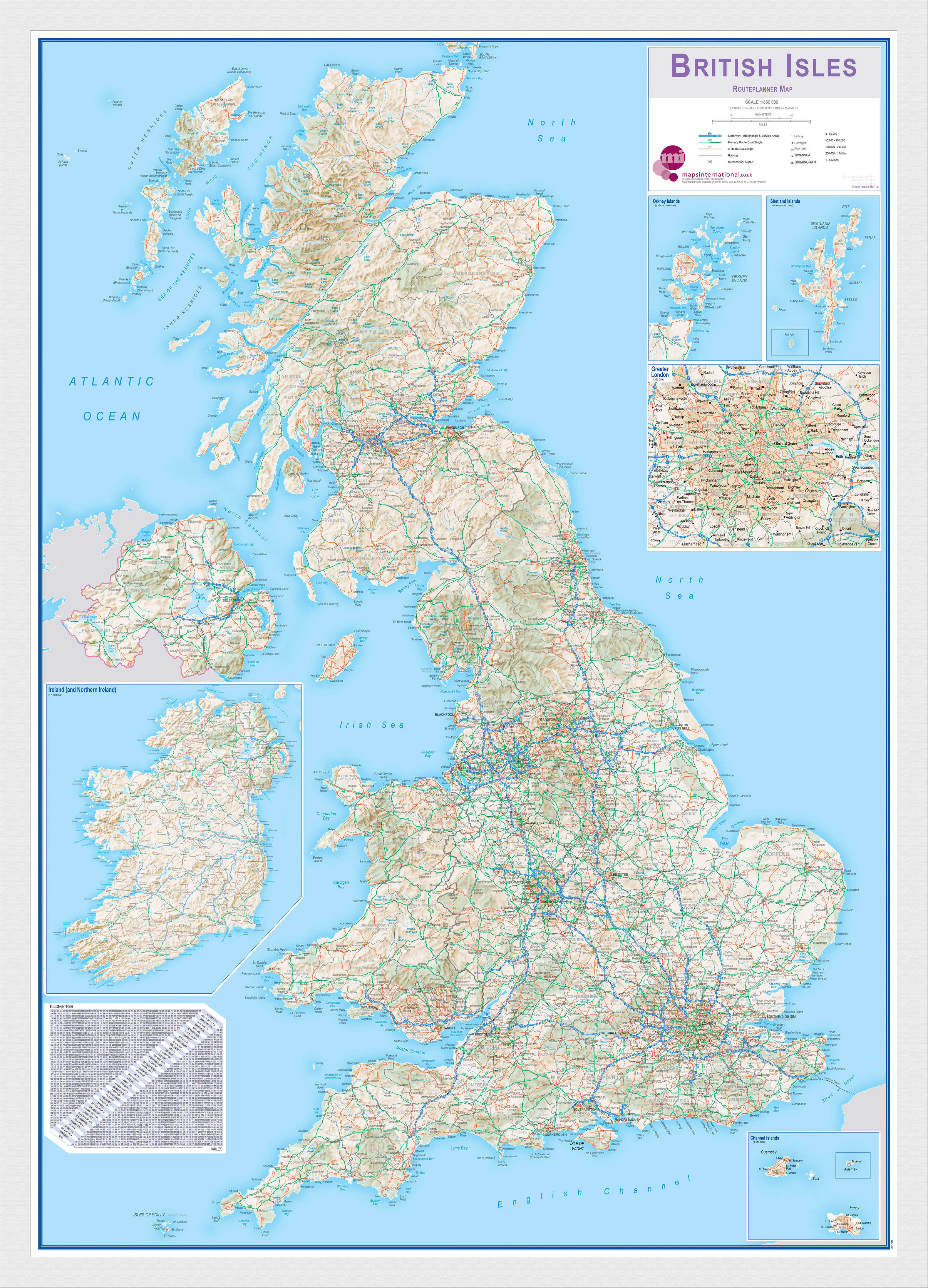 UK00261_M_WDWHI - UK & Ireland Roadmap (British Isles)