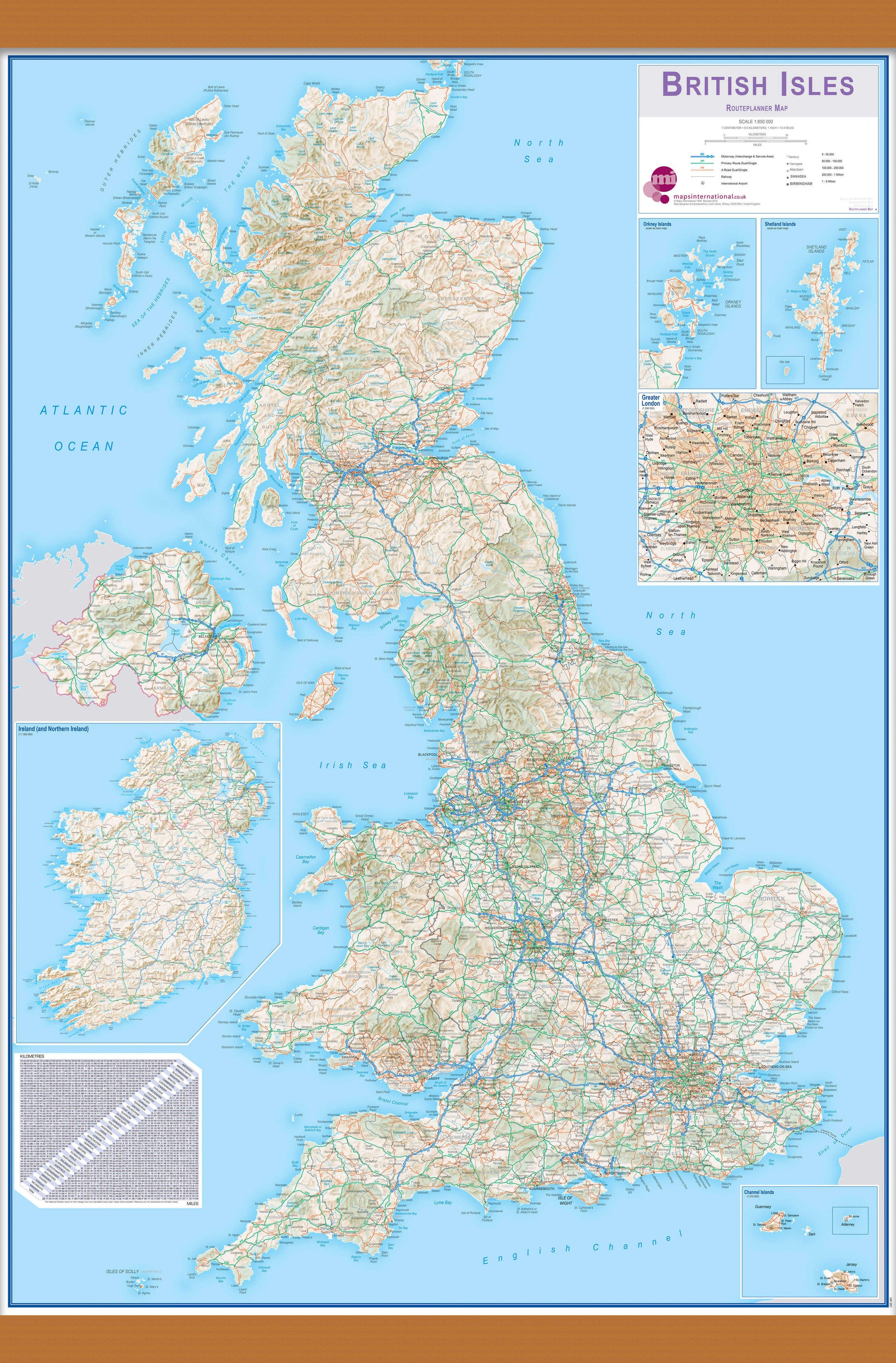 UK00261_M_LWDHB - UK & Ireland Roadmap (British Isles)