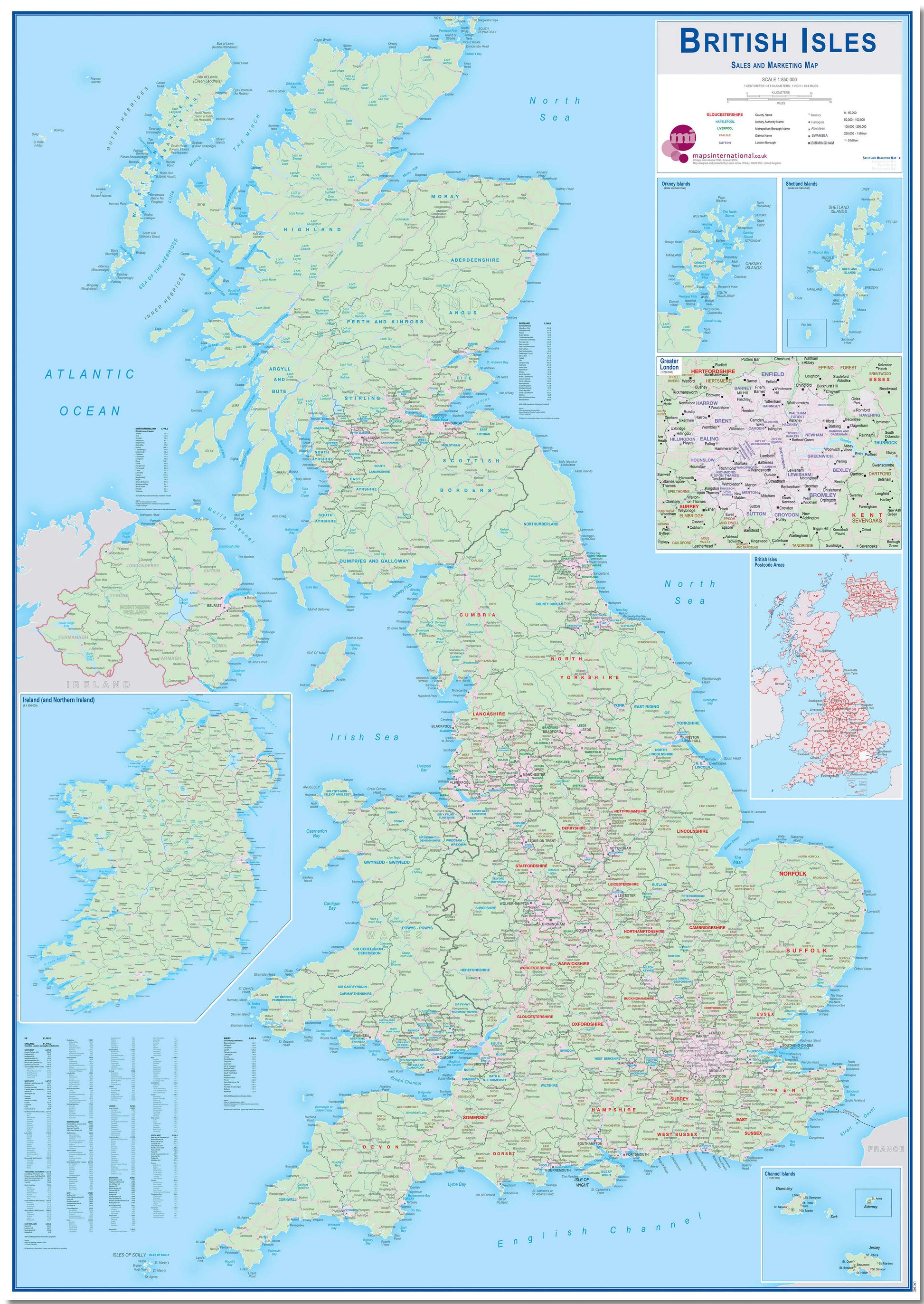 UK00262_L_LMBRD - British Isles Sales and Marketing Map