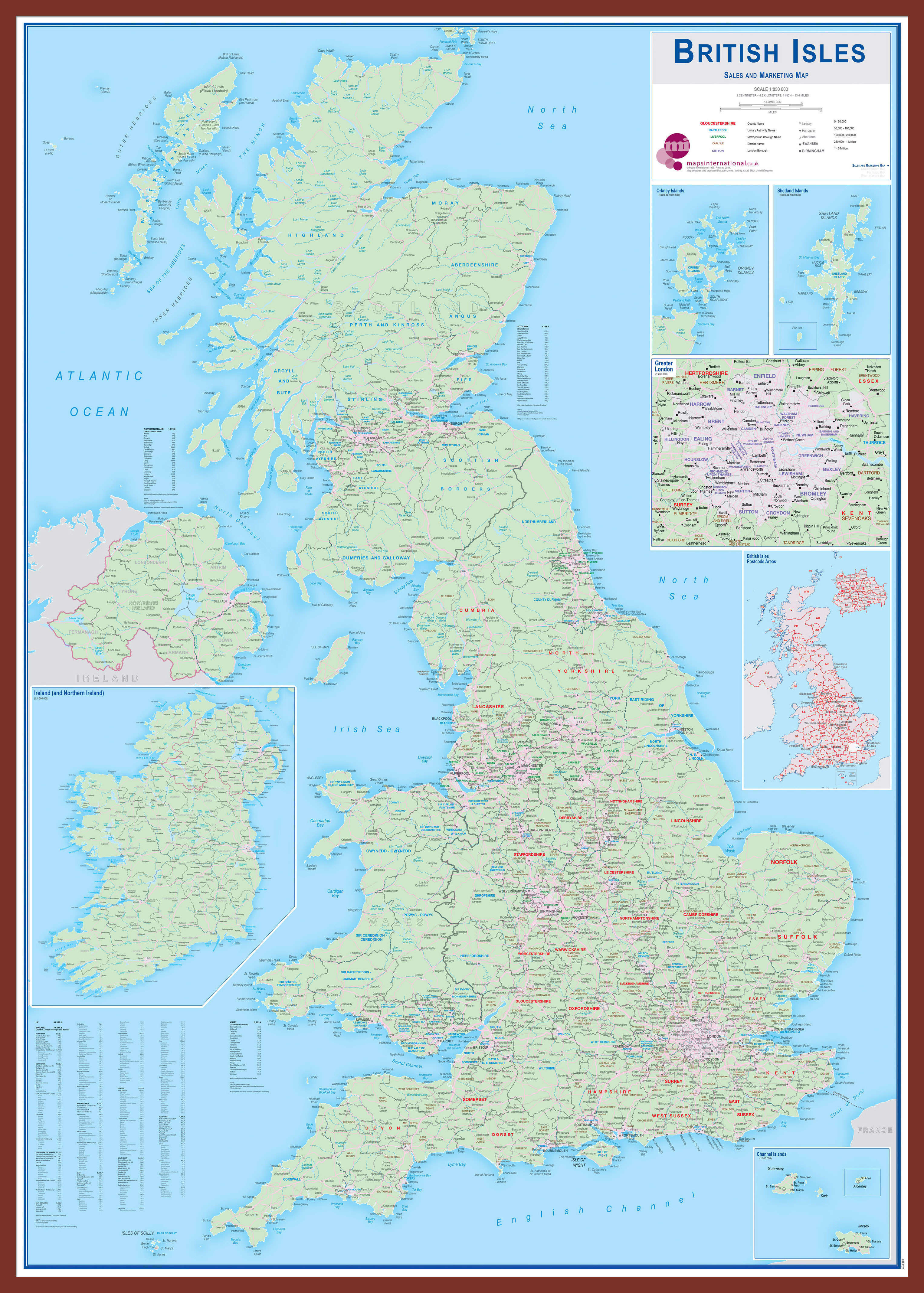 UK00262_L_LBDOK - British Isles Sales and Marketing Map
