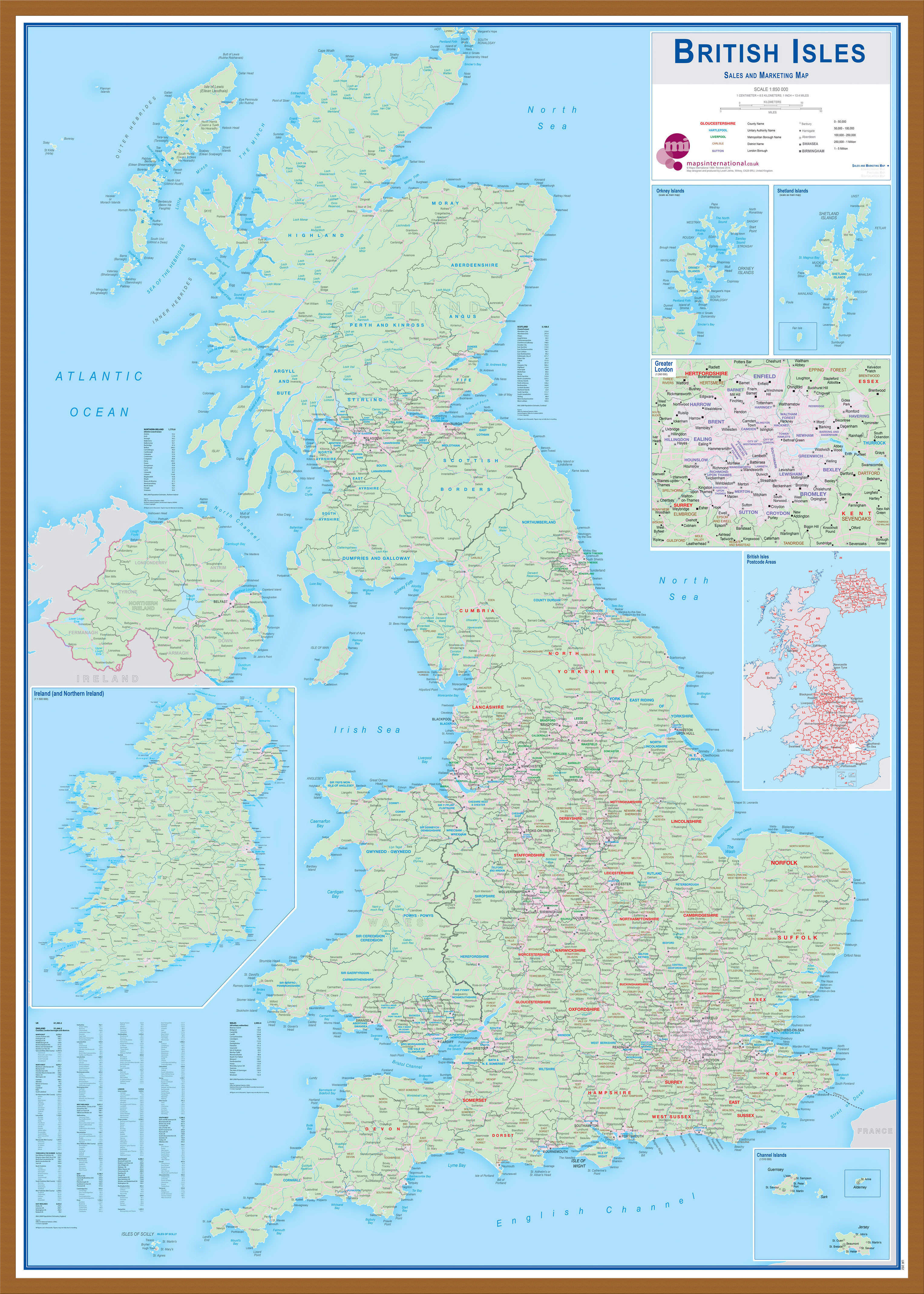 UK00262_L_LBWTE - British Isles Sales and Marketing Map