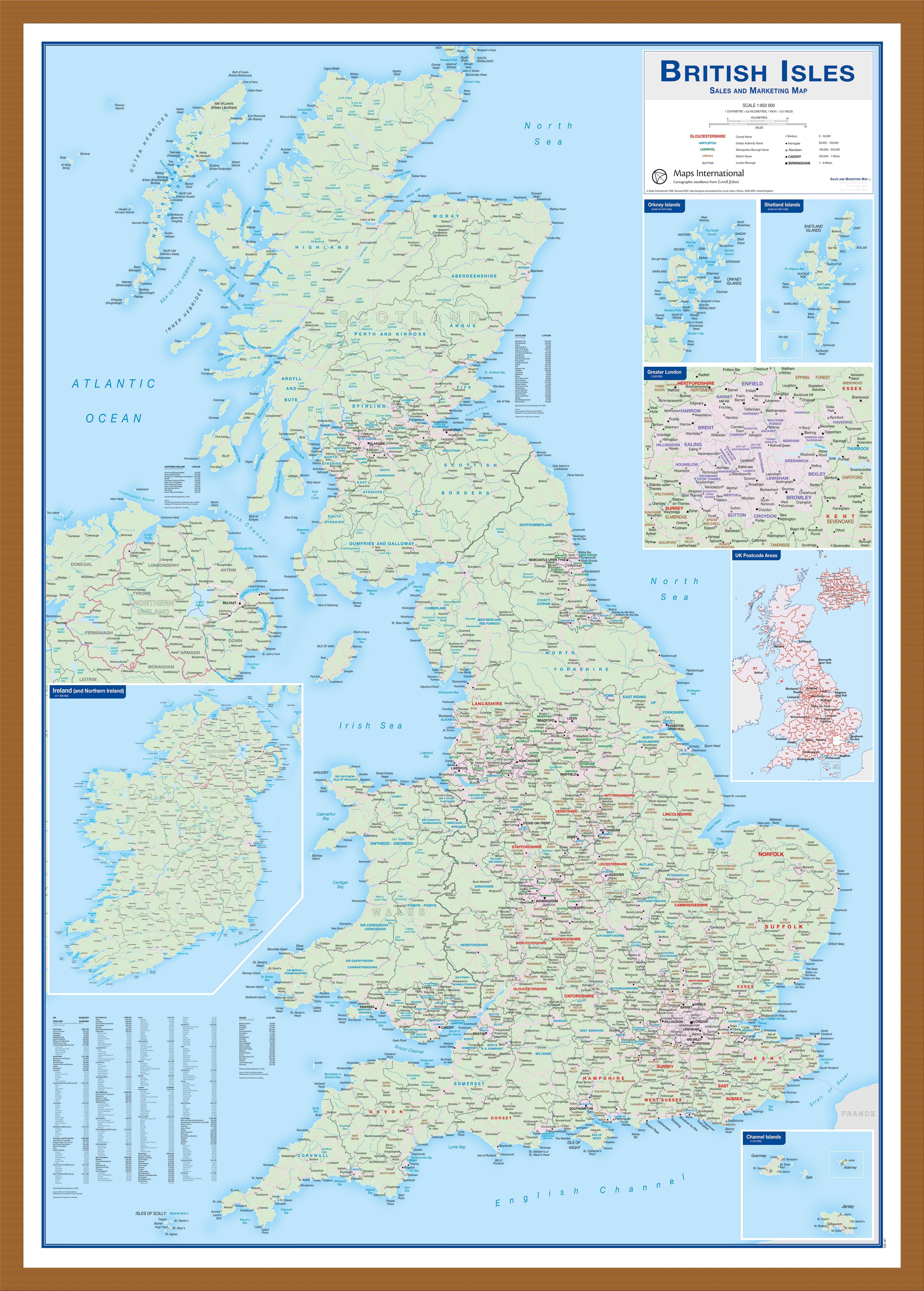 UK00262_L_WDTEA - British Isles Sales and Marketing Map