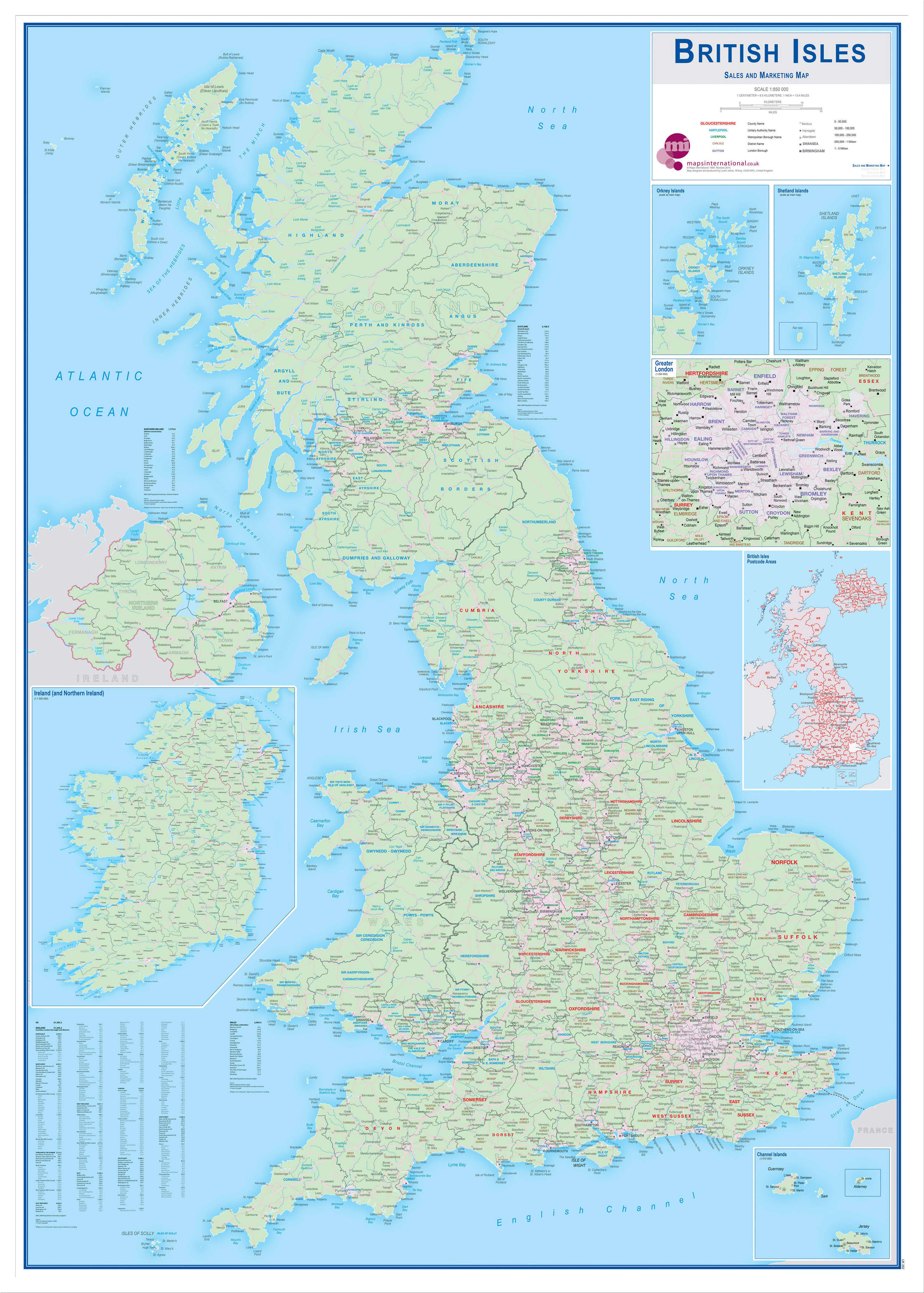 UK00262_L_WDWHI - British Isles Sales and Marketing Map