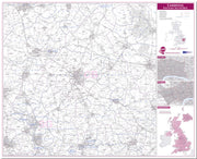 UK00766_L_LMBRD - Cambridge Postcode Sector Map