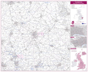 UK00766_L_PAPER - Cambridge Postcode Sector Map