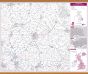 UK00766_L_LWDHB - Cambridge Postcode Sector Map
