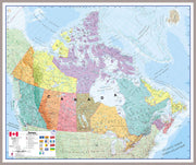CM00404_L_LBDAL - Canada Wall Map Political