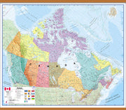 CM00404_L_CWDHB - Canada Wall Map Political