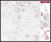 UK00768_L_LBDBL - Chester Postcode Sector Map