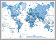 WM01228_L_MGFAL - Children's Art Map of the World Blue