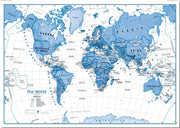 WM01228_H_LMBRD - Children's Art Map of the World Blue