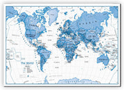 WM01228_H_CANVA - Children's Art Map of the World Blue