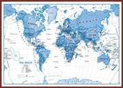 WM01228_L_LBDOK - Children's Art Map of the World Blue