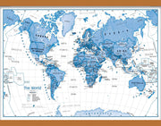 WM01228_M_CWDHB - Children's Art Map of the World Blue
