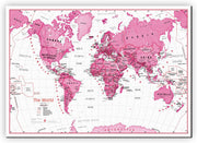 WM01229_L_CANVA - Children's Art Map of the World Pink