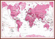 WM01229_L_LBDOK - Children's Art Map of the World Pink