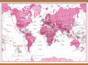 WM01229_L_CWDHB - Children's Art Map of the World Pink