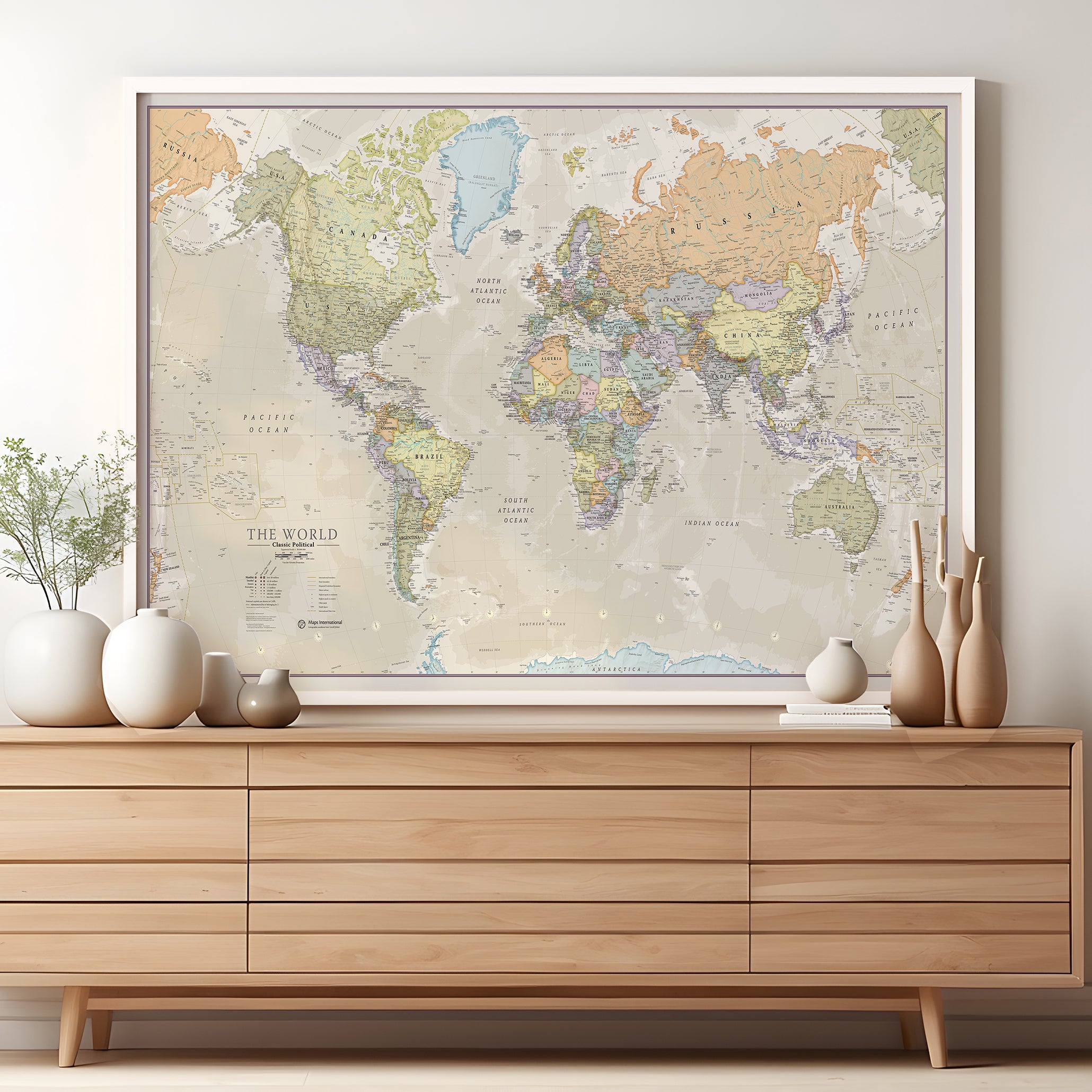 All World Wall Maps