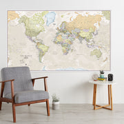 WM01192_H_LAMIN - Classic World Map