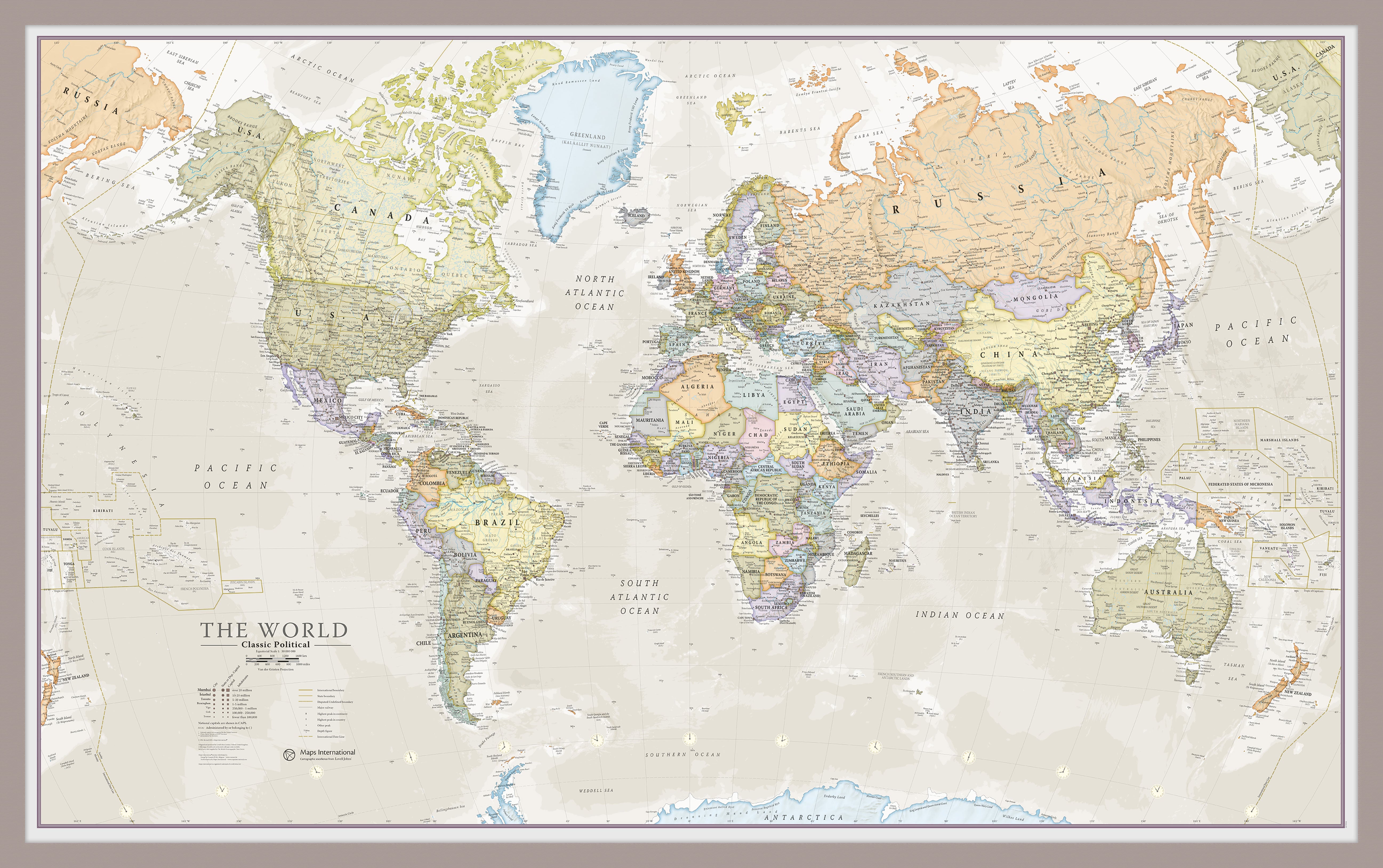WM01192_S_PINAL - Classic World Map