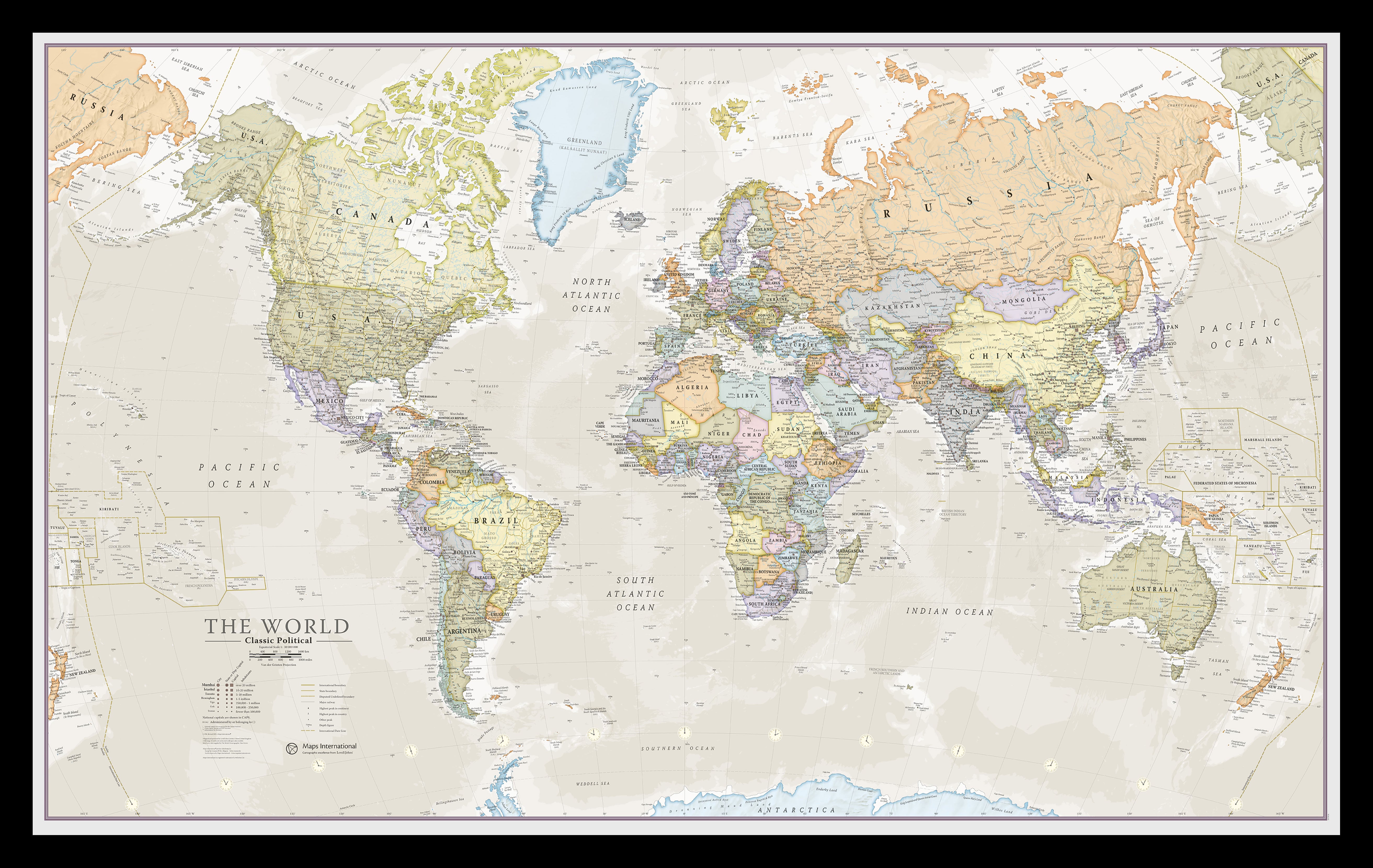 WM01192_M_PINBL - Classic World Map