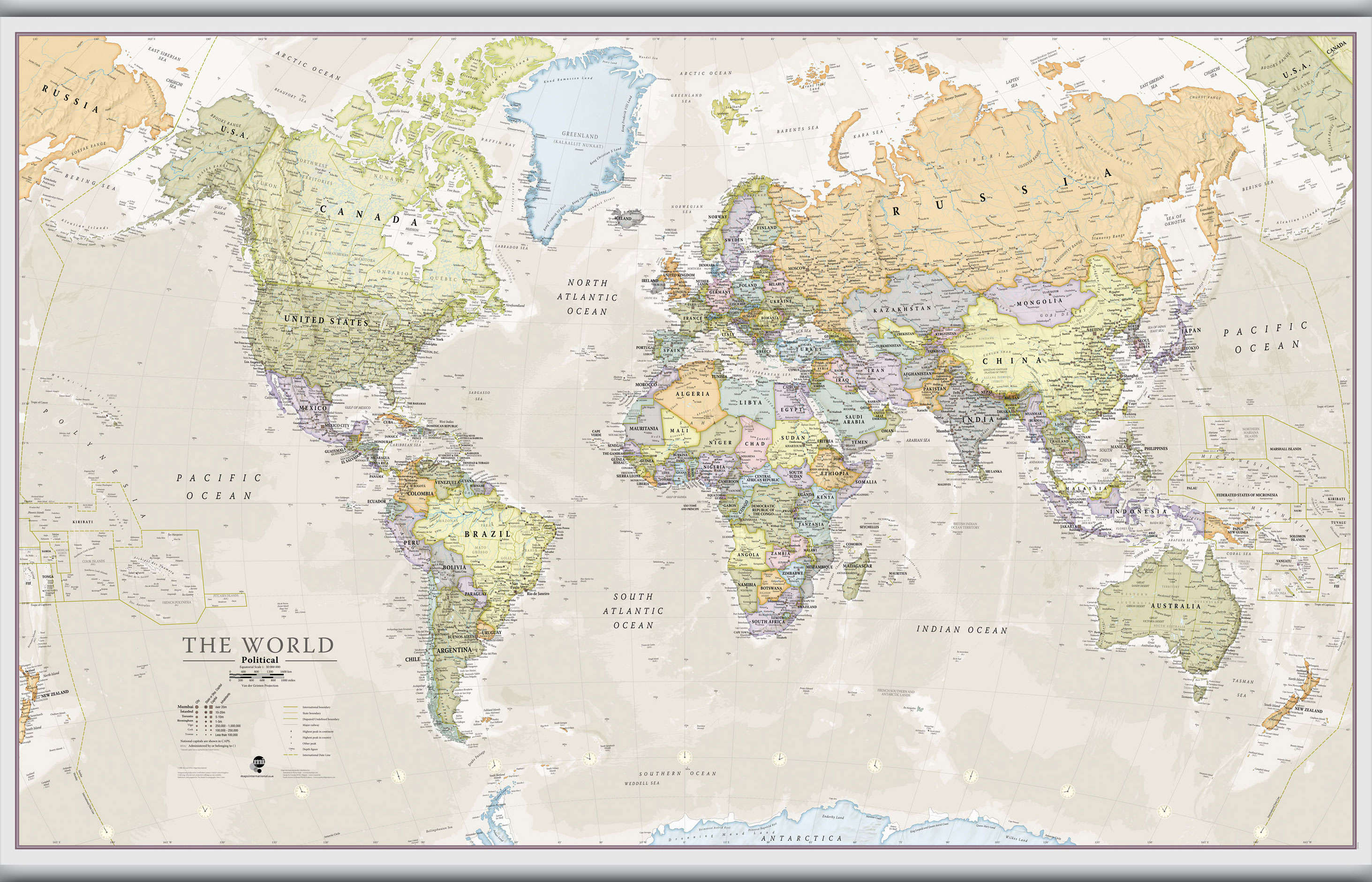 WM01192_L_LAMHB - Classic World Map