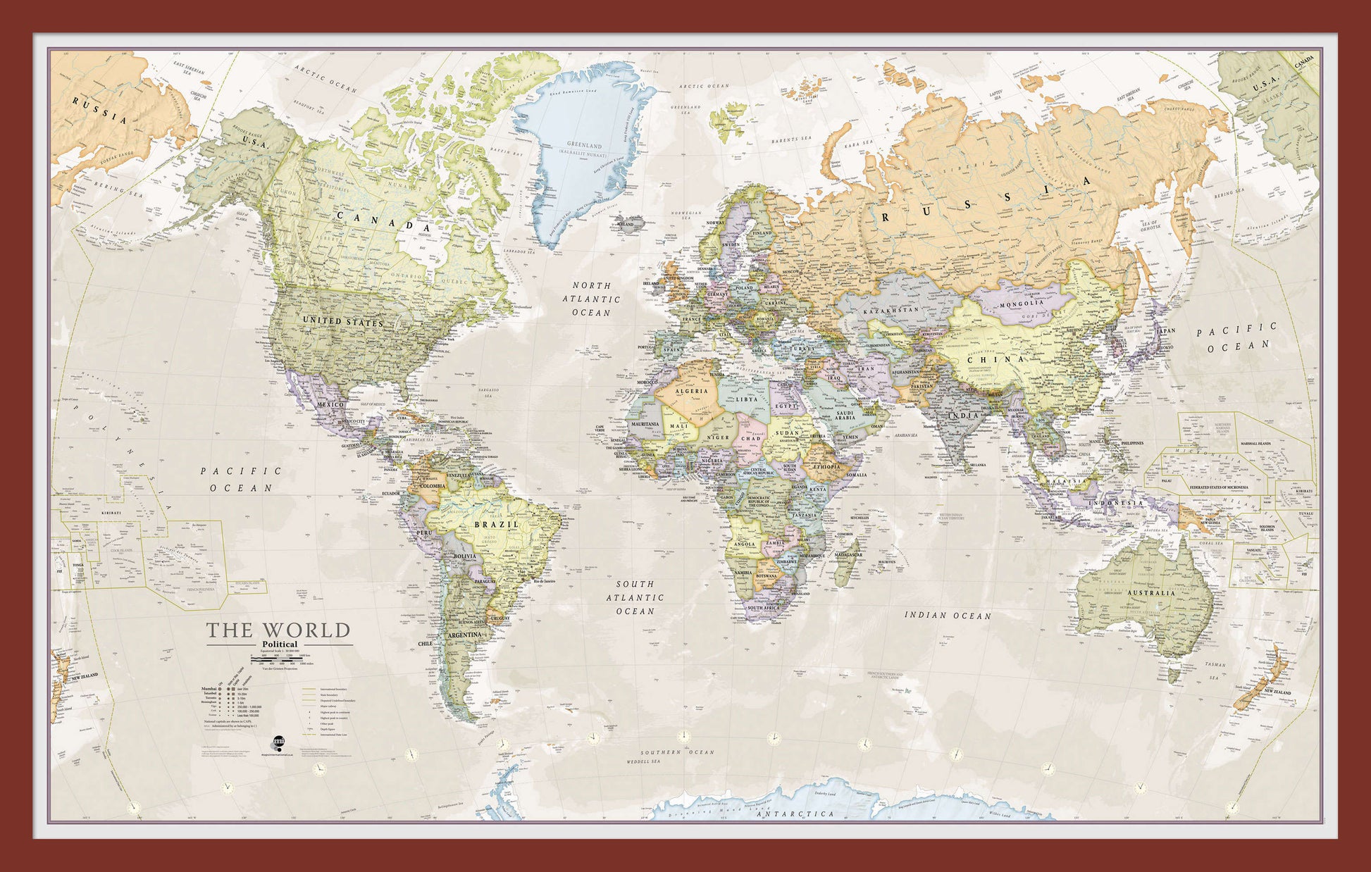 WM01192_S_PINOK - Classic World Map