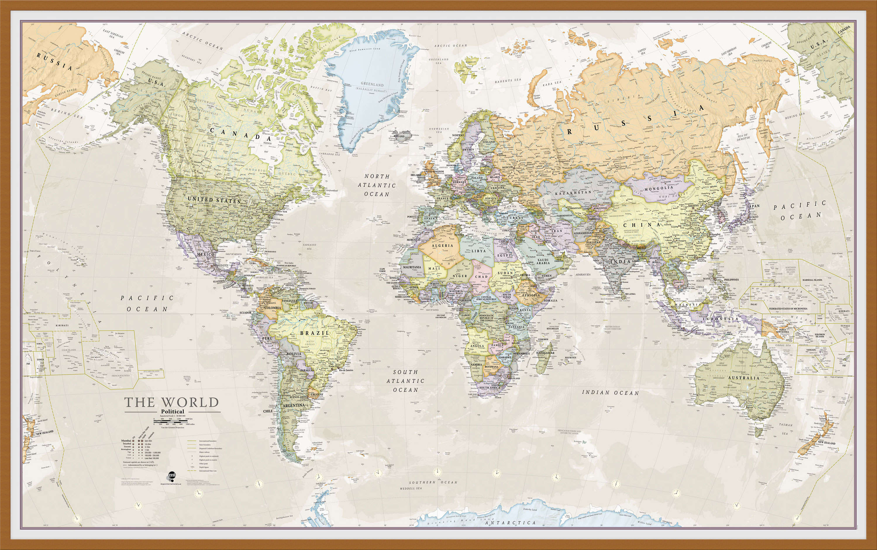 WM01192_L_WDTEA - Classic World Map