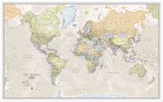 WM01192_L_WDWHI - Classic World Map