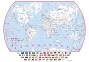 WM01199_M_PAPER - Doodle World Map With Crayons - German Language