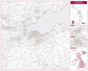 UK00769_L_LAMIN - Edinburgh Postcode Sector Map