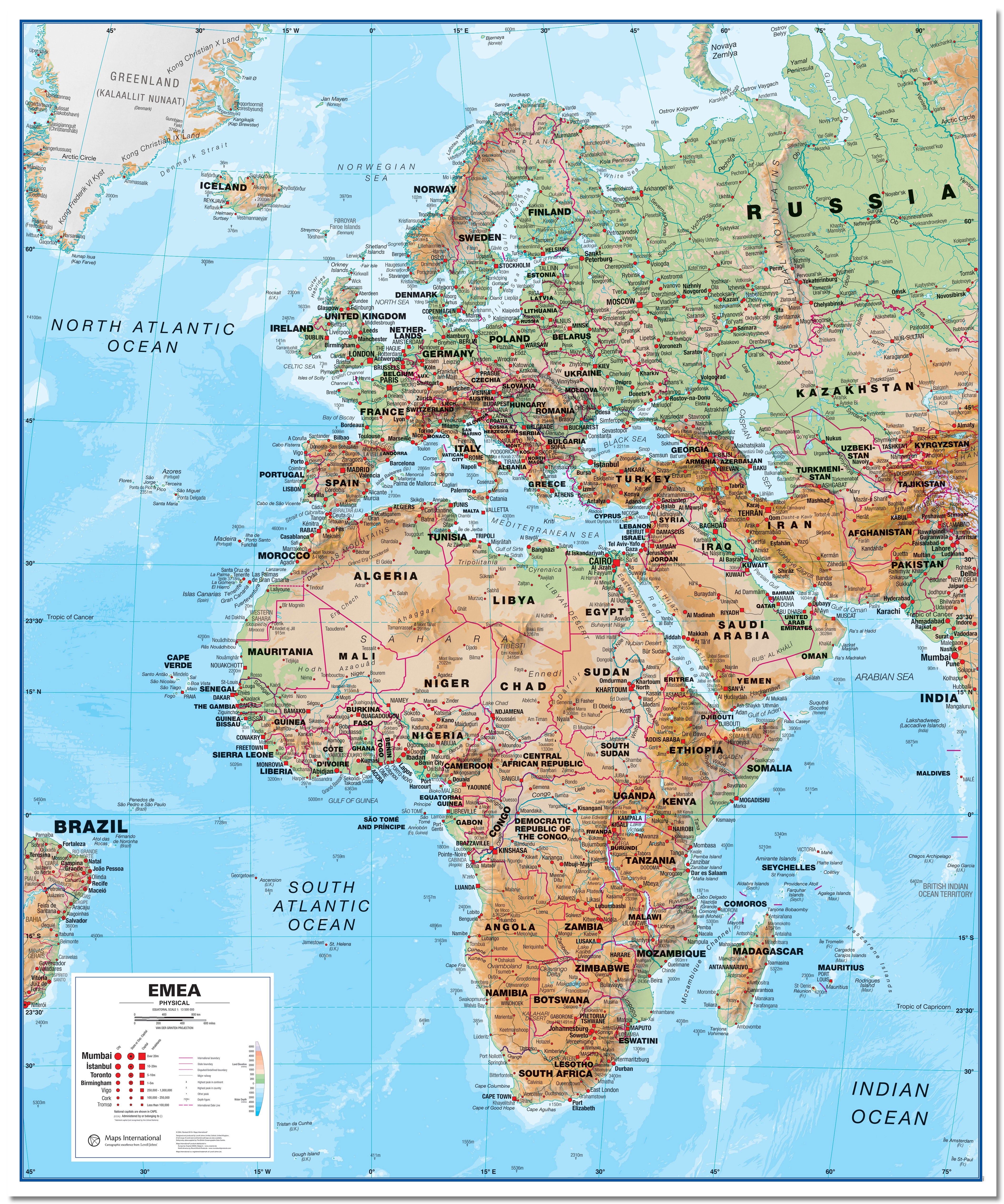 CT00801_L_LMBRD - Europe Middle East Africa (EMEA) Physical Map