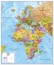 CT00800_L_LMBRD - Europe Middle East Africa (EMEA) Political Map