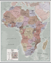 CT00696_L_LAMHB - Executive Africa political Wall Map
