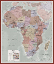 CT00696_H_LBDOK - Executive Africa political Wall Map