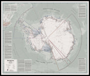 CT00697_L_LBDBL - Executive Antarctica Wall Map Political