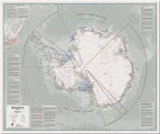 CT00697_H_LMBRD - Executive Antarctica Wall Map Political