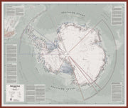 CT00697_H_LBDOK - Executive Antarctica Wall Map Political