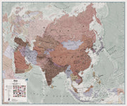 CT00698_H_PAPER - Executive Asia Wall Map Political