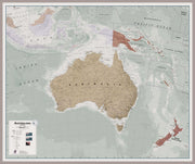 CT00699_L_MGFAL - Executive Australasia Wall Map Political