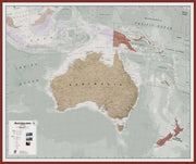CT00699_H_LBDOK - Executive Australasia Wall Map Political