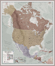 CT00700_L_MGFAL - Executive North America Wall Map Political