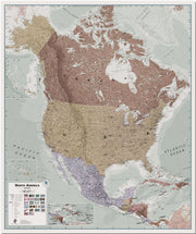 CT00700_H_LMBRD - Executive North America Wall Map Political